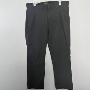 Eddie Bauer Outdoor Pants Size 35 Black‎ Nylon Quick Dry Straight Hiking Trail